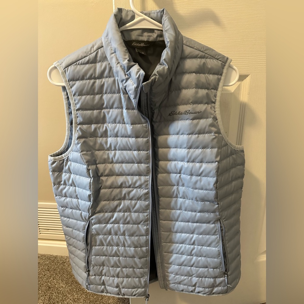 Barely used Eddie Bauer Women’s light blue/greyish Vest